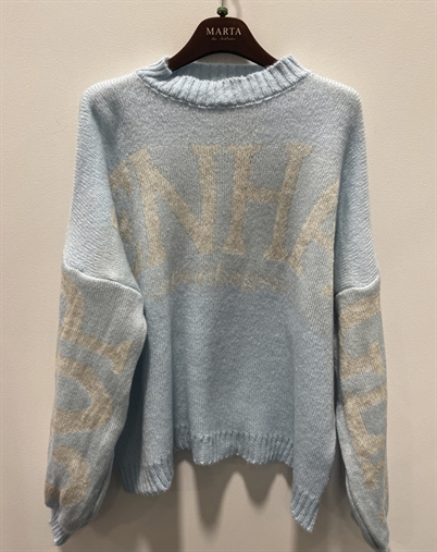 Marta du Chateau - MDCAria Strik - Light Blue/Beige